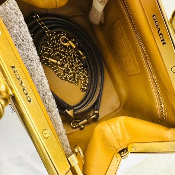 NWOT - Coach - Kisslock 14 - Mickey and Friends - Honey Brown - Picture 5 of 6